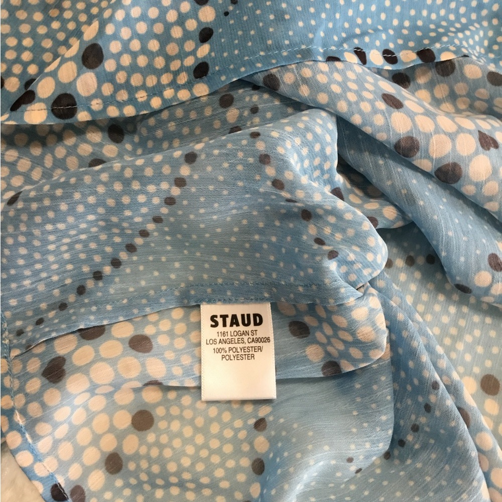 Staud Marissa Printed Shirt size medium - Picture 9 of 12